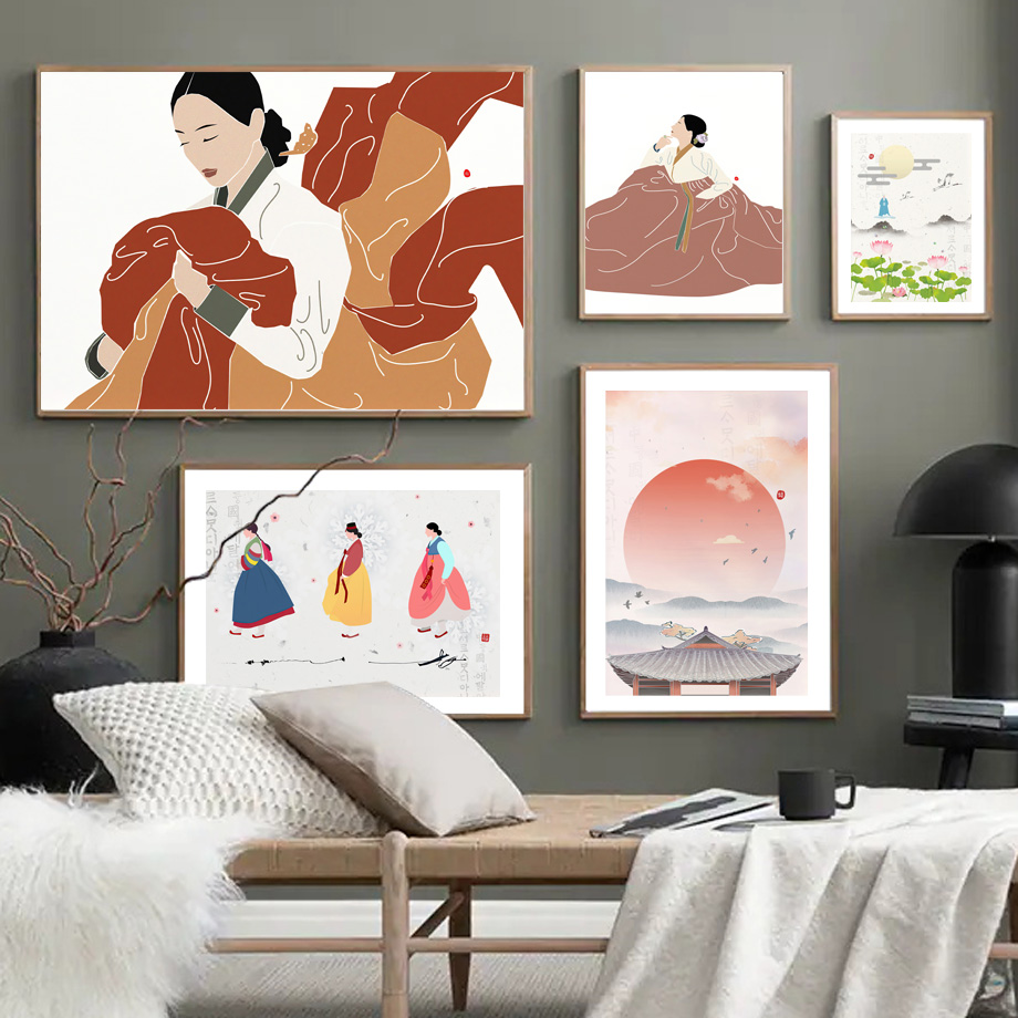 Korean Style Boho Hanbok Girl  - Korean Lifestyle Aesthetic ulasan dan harga