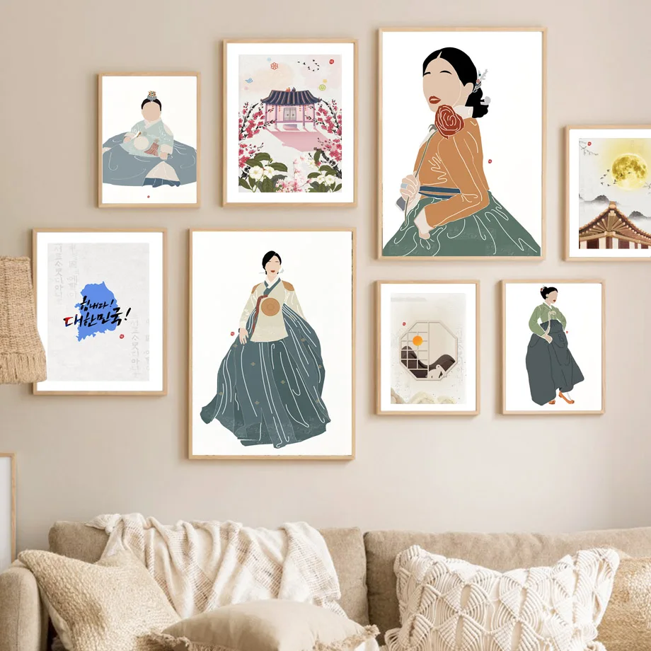 Korean Style Boho Hanbok Girl  - Korean Lifestyle Aesthetic ulasan dan harga